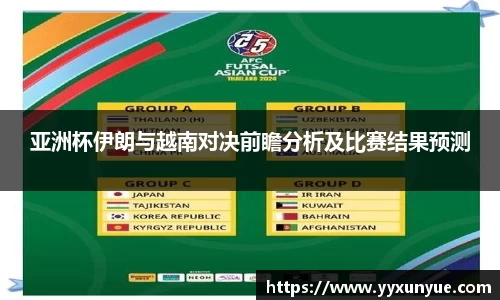 亚洲杯伊朗与越南对决前瞻分析及比赛结果预测