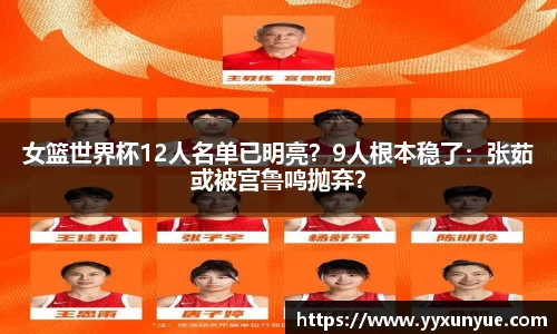 女篮世界杯12人名单已明亮？9人根本稳了：张茹或被宫鲁鸣抛弃？
